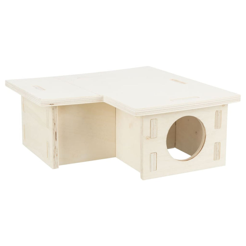 Load image into Gallery viewer, Trixie trixie knaagdierenhuis 3 kamers 25x10x25 cm hout
