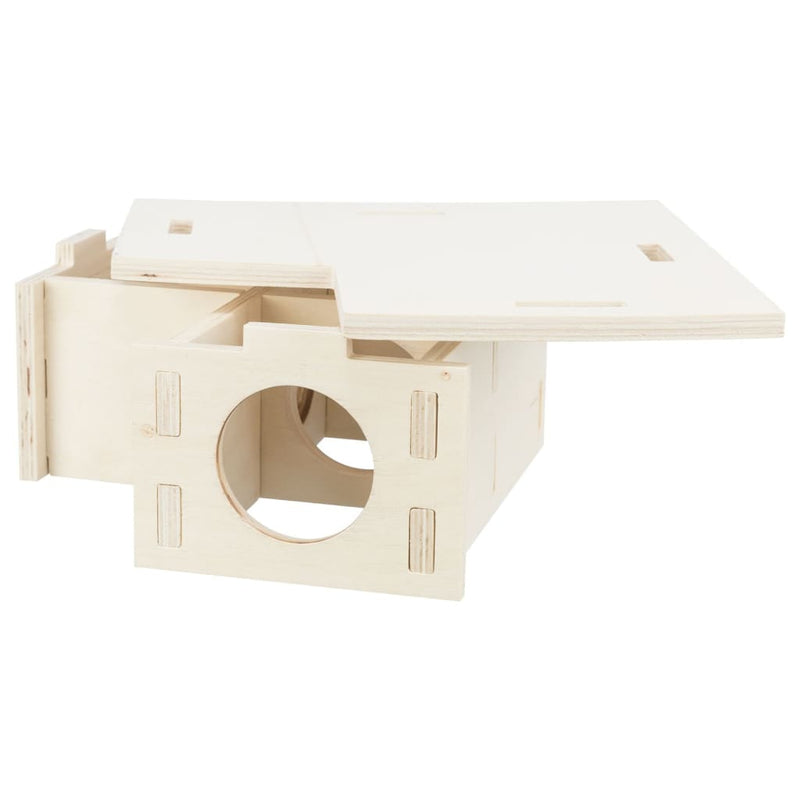 Load image into Gallery viewer, Trixie trixie knaagdierenhuis 3 kamers 25x10x25 cm hout
