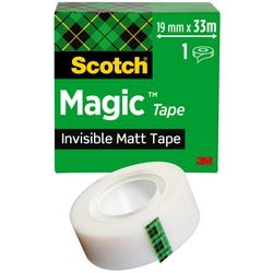 Quantore plakband scotch magic 810 transparant 19 mm x 33 m