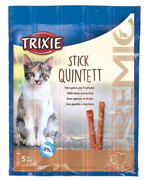 Trixie premio stick quintet gevogelte lever