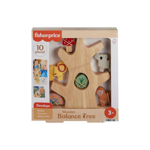 Fisher-price houten balansboom - stapelspeelgoed