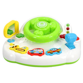 Preskool baby stuurtje met licht en geluid battery operated | 2 stuks