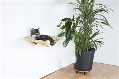 Load image into Gallery viewer, Trixie Hangmat voor aan de muur beige
