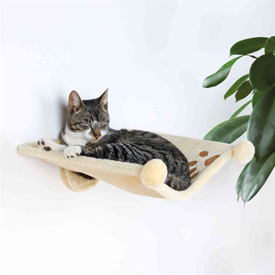 Load image into Gallery viewer, Trixie Hangmat voor aan de muur beige
