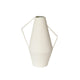House of nature vaas cadiz metal 26cm wit