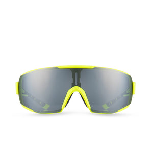 Bold anti condens fietsbril yellow neon smoke lens