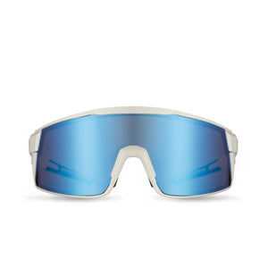 Verve hdii fietsbril wit blauw lens