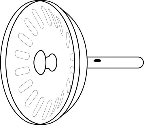 Load image into Gallery viewer, Kirchhoff reservezeef, roestvrij staal, ø 81 mm voor korfventiel ø 114 mm, met kogel - 98835640
