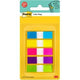 Post-it ® index smal, draagbare set, blauw, geel, roze, paars, groen, 12 x 43 mm, 20 tabs kleur dispenser