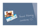 Sigel glasmagneetbord - be!board - 60x40cm - poeder blauw - si-b1207