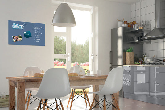 Sigel glasmagneetbord - be!board - 60x40cm - poeder blauw - si-b1207