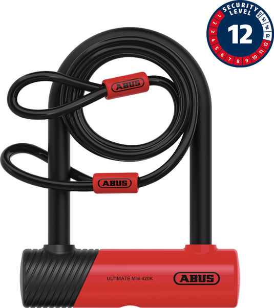 Abus beugelslot ultimate 420k 150hb140 ush + cobra 10 120