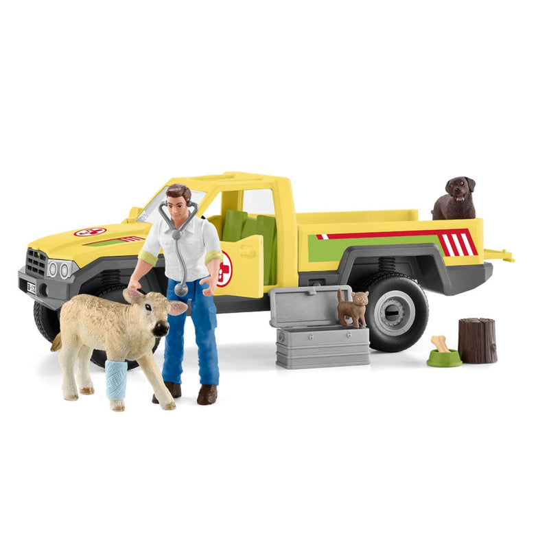 Load image into Gallery viewer, Schleich farm world speelfigurenset dierenartsbezoek op de boerderij

