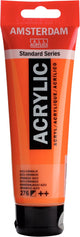 Amsterdam standard series acrylverf tube 120 ml azo-oranje 276