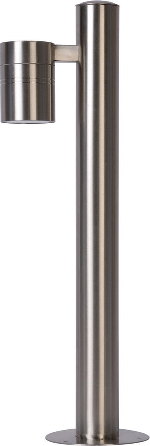 Lucide arne-led - sokkellamp - ø 6,3 cm - led - gu10 - 1x5w 2700k - ip44 - mat chroom