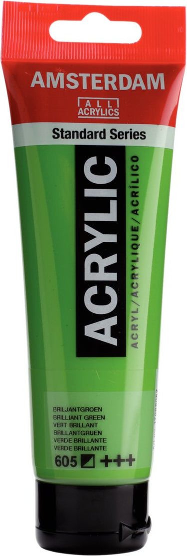 Amsterdam standard series acrylverf tube 120 ml briljantgroen 605