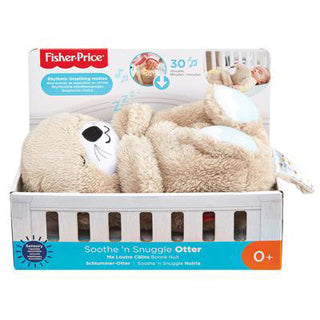 Mattel fisher-price bedtijd otter 30 cm - baby speelgoed - 0 tot 6 maanden - knuffel