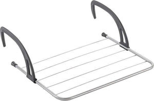 Metaltex tomado - droogrek favonio voor radiator, deur, balustrade of balkon - 3 meter drooglengte - zilvergrijs