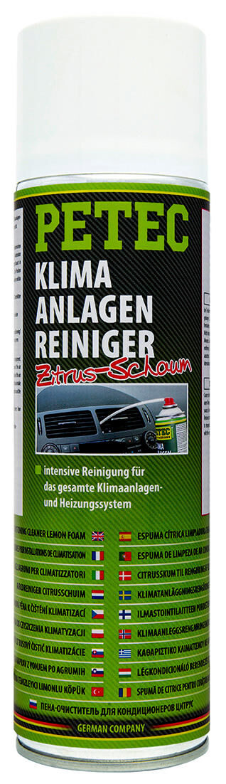 Petec airco-reiniger zitrusschaum climate clean. citrus foa
