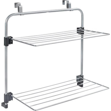 Metaltex tomado - droogrek gale - 7 meter drooglengte - ophangbaar aan deur of douchewand - zilvergrijs - 5 jaar garantie