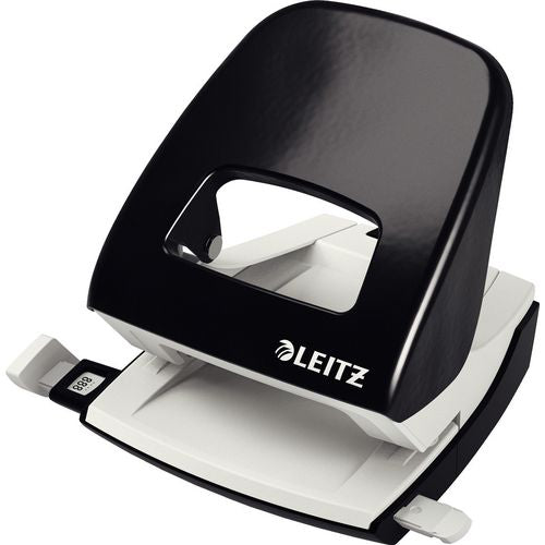 Leitz 2-gaats perforator 5008 8cm zwart