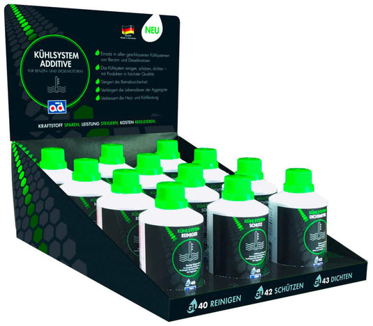 Ad set ditieven gl chemie koelsysteem gl cooling system display 4x gl40 gl42 gl43