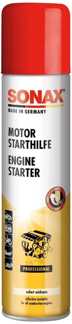 Sonax starthulpspray motorstarthilfe start aid 200 ml spray can