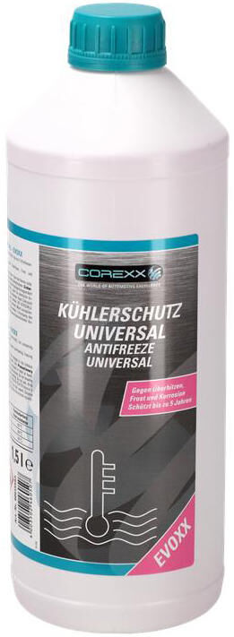Corexx radiatorbeschermingsmiddel uni evoxx anti-freeze 1.5 l universal evoxx