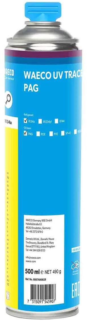 Waeco lekdetectie-additief tracer uv leak detector 500ml r 134a