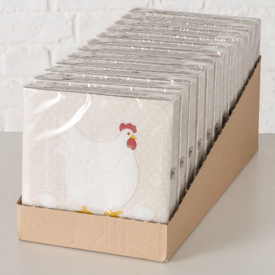 Boltze home servetten kip 16,5x3cm