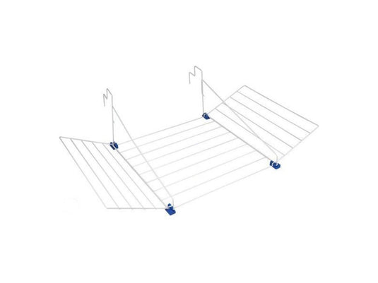 Tomado metaltex hangdroogrek tilburg 12m zilvergrijs