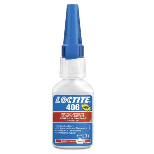 Loctite snellijm 406 ku rubber 20gr