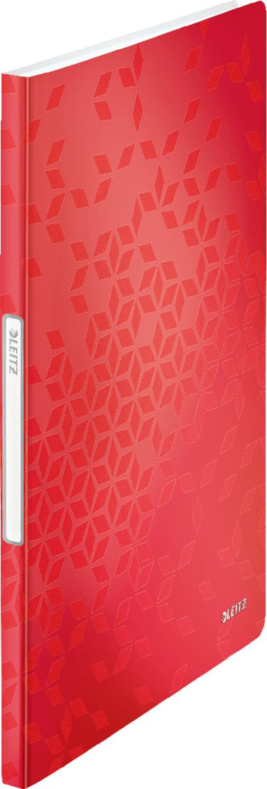 Leitz wow showalbum - soepel pp - a4 - 20 hoezen - rood