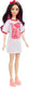 Barbie 65 jaar fashionistas - wit t-shirtjurkje met glanzende stippen - modepop