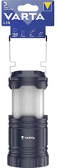 Varta 15673101111 lantern l10 3aa ohne batt. campinglantaarn 150 lm 272 g zwart