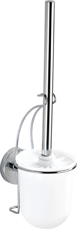 Wenko vacuum-loc toiletborstelhouder milazzo chroom - wc borstel met houder - bevestigen zonder boren
