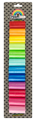 Load image into Gallery viewer, Poopi-dog poepzakjes regenboog kleuren
