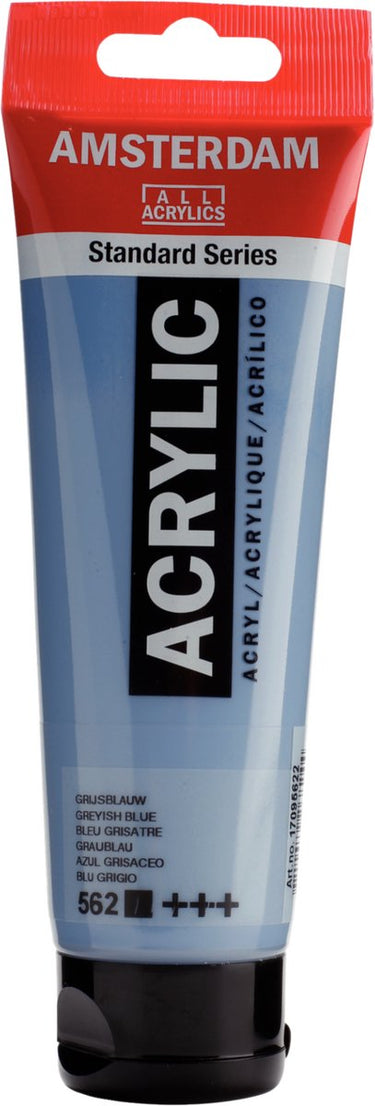 Amsterdam standard series acrylverf tube 120 ml grijsblauw 562