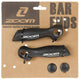 Zoom Handvat bar-end - Anatomische vorm - 1 set (2 bar ends) - 22,2 mm doorsnede - Aluminium - 138 gr paar - Zwart