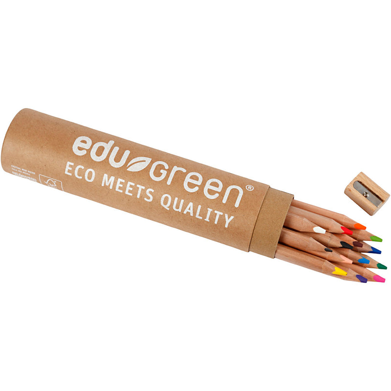 Afbeelding laden in galerijviewer, Https: www.cchobby.nl edugreen-jumbo-kleurpotloden-vulling-5-mm-diverse-kleuren-12-stuk-1-doos

