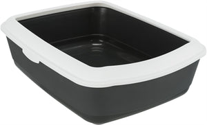 Trixie kattenbak classic antraciet wit