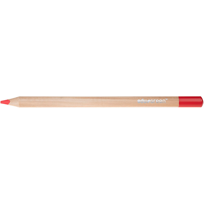 Afbeelding laden in galerijviewer, Https: www.cchobby.nl edugreen-jumbo-kleurpotloden-vulling-5-mm-rood-10-stuk-1-doos
