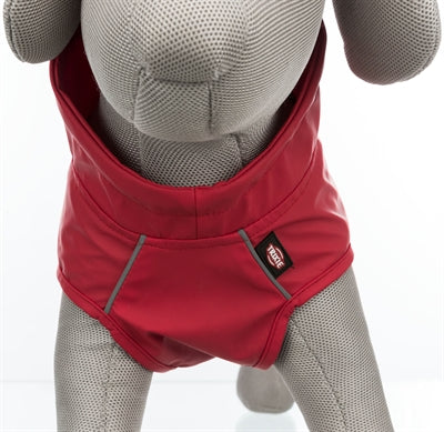 Afbeelding laden in galerijviewer, Trixie regenjas hond vimy rood
