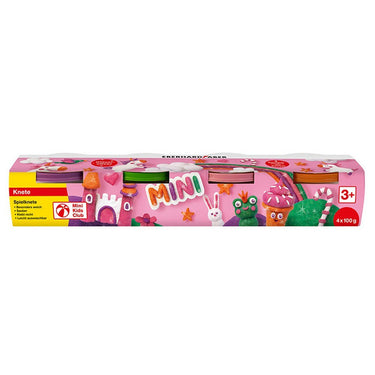 Eberhard faber kinderklei - glitter - 4x in beker - 140 gram - ef-572511