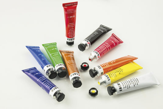 Eberhard faber ef-575505 plakkaatverf 6 kleuren tube 18 ml