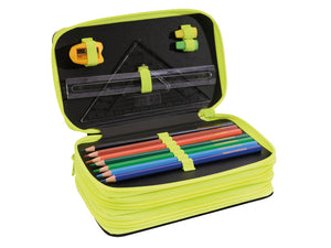 Eberhard faber etui - gevuld - 36 delig - 3 laags - race auto - ef-577571