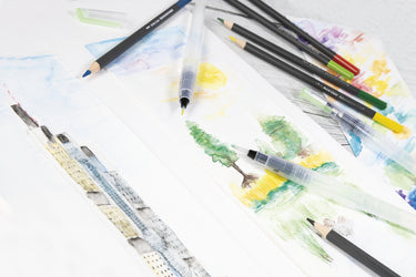 Eberhard faber ef-579925 waterpenseel set 3 maten s, m, l