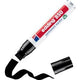 Edding 850 permanent marker - zwart - 1 stift - beitel punt 5-16 mm - water en wrijfvast - voor karton, kunststof, hout, metaal, etc. - alcohol markers voor volwassenen