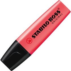 Abi tekstmarker stlo boss original ultra 2-5mm rood schuin