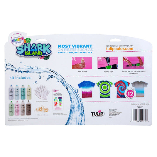 Tulip one-step tie dye tulip • tie-dye kit shark island 8 kleuren